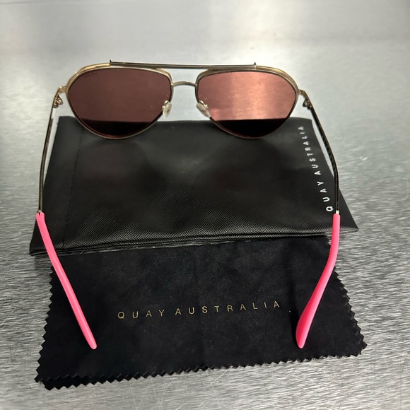 Quay Australia DIRTY HABIT Unisex Sunglasses Black Ross Frame - Picture 5 of 9